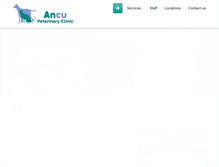 Tablet Screenshot of ancuveterinary.com
